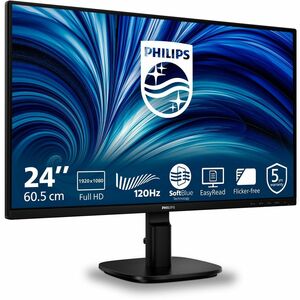 Philips 24B2N2200 24" Aula Full HD Monitor LED - 16:9 - preto texturizado - 60,5 cm (23,8") Viewable - Tecnologia IPS (In-