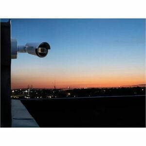AXIS P1487-LE 5 Megapixel Indoor/Outdoor Network Camera - Colour - Bullet - White - TAA Compliant - 50 m Infrared Night Vi