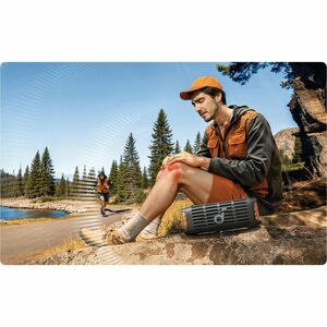 soundcore Boom 3i Portable Bluetooth Speaker System - 50 W RMS - Adventurer Black - 56 Hz to 20 kHz - Battery Rechargeable