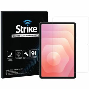 Strike Tempered Glass Screen Protector for Samsung Galaxy Tab S11 - For AMOLED Tablet - Drop Resistant, Scratch Resistant,
