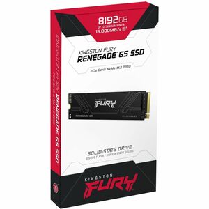 Kingston FURY Renegade G5 Solid State-Laufwerk - M.2 2280 Intern - 8 TB - PCI Express NVMe (PCI Express NVMe 5.0 x4) - 819