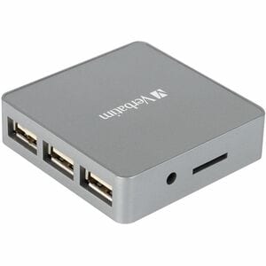 Verbatim Flash Reader - USB 2.0 Type A - External - Dual-Voltage MultimediaCard (MMC), miniSD, SD, SDHC, SDXC, microSDHC -