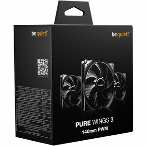 be quiet! Pure Wings 3 3 Pack Kühllüfter - Multimedia-System, PC, Kühler - 140 mm Maximum Fan Diameter - 3 x Fan(s) - 97,5