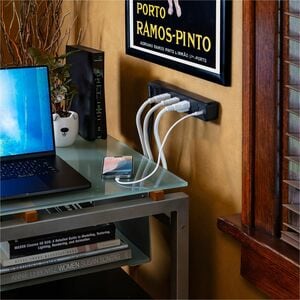 CyberPower CSP604UC Home Office Surge Protector with 1500 J Surge Suppression - Clamping Voltage 800V, 4 ft Cord, NEMA 5-1