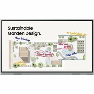 Samsung WE75FX 1905 mm 4K UHD LCD Collaboration Display - Infrared - Touchscreen - 3840 x 2160 - 350 cd/m² - 1,200:1 Contr