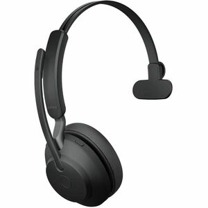 Jabra Evolve2 65 Headset - Microsoft Teams Certification - Mono - Wireless - Bluetooth - 98.4 ft - On-ear, Over-the-head -