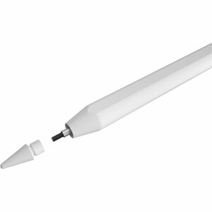 DEQSTER Pencil c1 Stylus - 1 - Ersetzbare Stylus-Spitze - Polyoxymethylen (POM), Aluminium - Weiß - iPad Unterstütztes Gerät