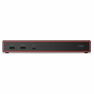 Lenovo ThinkPad 5000 USB4 Docking Station for Monitor, Notebook - Charging Capability - 100 W Power Supply - Eclipse Black