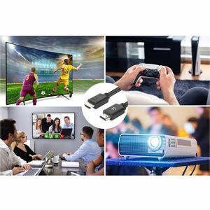 Cable HDMI de alta velocidad 4K@60Hz con Ethernet, 7.5 m, HDMI Macho a Macho, HDR, Contactos chapados en Oro, Doble Blinda