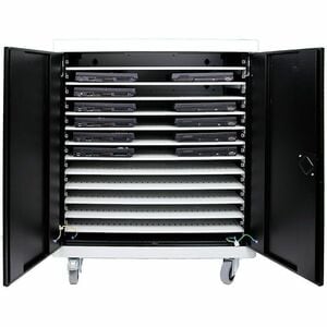 LEBA NoteCart Ladeschrank - Bildschirmgröße: Bis zu 17 Zoll (43,18 cm) - 400 kg TragfähigkeitDisplay Type Supported: - 16 