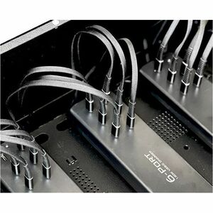 LEBA NoteCharge NCHAR-UC6-20W-SC 120 W Ladestation - 120 W - 5 V Gleichstrom, 9 V DC, 12 V Gleichstrom, 15 V DC, 20 V DC -
