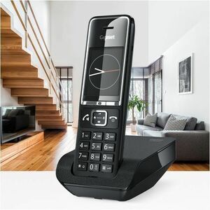 Gigaset Comfort 550 DUO DECT Cordless Phone - Black - 2 Simultaneous Calls - Hearing Aid Compatible