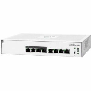 Aruba Instant On 1830 8 Ports Manageable Ethernet Switch - Gigabit Ethernet - 10/100/1000Base-T - 2 Layer Supported - 86.0