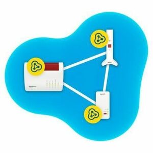 FRITZ! FRITZ!Repeater Tri Band Wi-Fi 6 IEEE 802.11a/g/n/ac/ax 4.10 Gbit/s Wireless Range Extender - Yes - 2.40 GHz, 5 GHz 