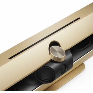 B&O Beosound Premiere Bluetooth Sound Bar Speaker - 580 W RMS - Gold Tone - Table Mountable, Wall Mountable, Stand Mountab