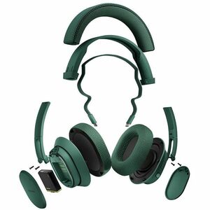 Fairphone Fairbuds XL Wired/Wireless Over-the-head, Over-the-ear Stereo Headset - Forest Green - Siri, Google Assistant, A