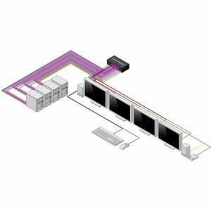StarTech.com Analog KVM Switchbox - TAA Compliant - 4 Computer(s) - 4K - 3840 x 2160 - 11 x USB - USB 2.0 - 20 x DisplayPo
