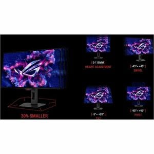 ASUS ROG Strix OLED XG27AQDMGR. Dimensioni diagonale schermo: 67,3 cm (26.5"), Risoluzione del display: 2560 x 1440 Pixel,
