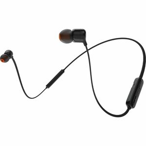 JBL T110BT Wireless Earbud, Behind-the-neck Stereo Earset - Black - Binaural - In-ear - Bluetooth - 16 Ohm - 20 Hz to 20 kHz