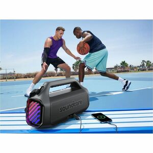 Sistema di altoparlanti soundcore Boom 2 Plus Bluetooth - 140 W RMS - Nero - Tabletop - 40 Hz a 20 kHz - Surround Sound - 