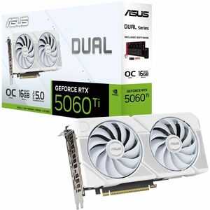 ASUS Dual GeForce RTX 5060 Ti 16GB GDDR7 White OC Edition