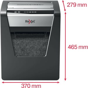 Rexel Momentum M510 Paper Shredder - Continuous Shredder - Micro Cut - 10 Per Pass - for shredding Paper - P-5 - 223 mm Th