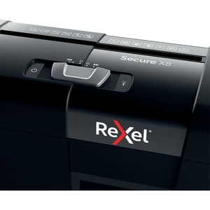 Rexel Secure X8 Paper Shredder - Particle Cut - 8 Per Pass - for shredding Staples, Paper - 4 mm x 40 mm Shred Size - P-4 