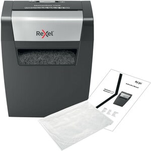 Rexel Momentum X406 Paper Shredder - Continuous Shredder - Cross Cut - 6 Per Pass - for shredding Paper - 4 mm x 30 mm Shr