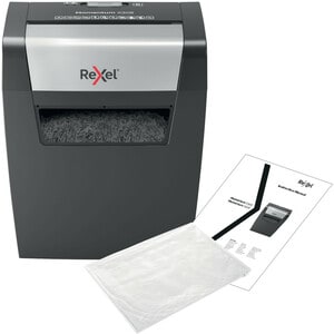 Rexel Momentum X308 Paper Shredder - Continuous Shredder - Cross Cut - 8 Per Pass - for shredding Paper - P-3 - 220 mm Thr