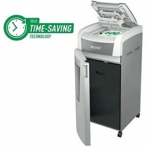 Leitz IQ Autofeed Office Pro 600 Paper Shredder - Continuous Shredder - Cross Cut - 15 Per MinuteCards - for shredding Sta