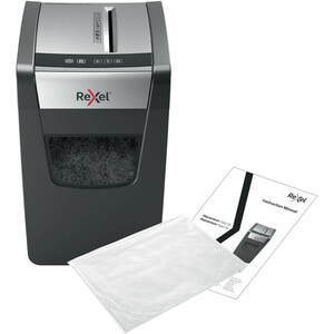 Rexel Momentum X312-SL Paper Shredder - Continuous Shredder - Cross Cut - 12 Per Pass - for shredding Paper - P-3 - 220 mm