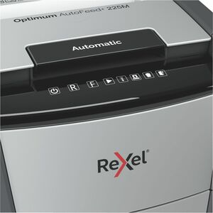 Rexel Optimum AutoFeed+ 225M Paper Shredder - Continuous Shredder - Micro Cut - 8 Per Pass - for shredding Credit Card, Pa