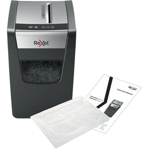 Rexel Momentum X410-SL Paper Shredder - Continuous Shredder - Cross Cut - 10 Per Pass - for shredding Paper - 4 mm x 30 mm