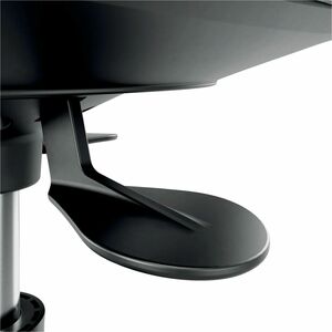 ACCO Ergo Active Wobble Stool - Adjustable Seat - Dual Density Foam (DDF), Fabric Seat - 5-star Base - Black