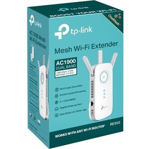 TP-Link RE550 IEEE 802.11ac 1.86Gbit/s Extensor de alcance inalámbrico - 2.40GHz, 5GHz - 3 x Antena(s) externa - Externo -