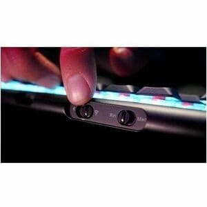 CHERRY XTRFY G8A-25100 Gaming Keyboard - Full-size - Wired/Wireless Connectivity - USB Type A Interface - RGB LED - Pan-No