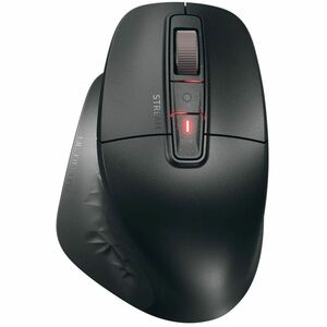 CHERRY STREAM JD-857M Rugged Mouse - Bluetooth/Radio Frequency - USB Type A - 7 Button(s) - Black - Cable/Wireless - 2.40 