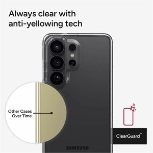 ZAGG Crystal Palace Case for Samsung Galaxy S26 Ultra Smartphone - Textured Edges,Grip - Clear - Yellowing Resistant, Scra