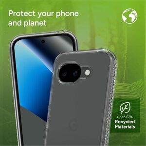 ZAGG Crystal Palace Case for Google Pixel 10a Smartphone - Texture Grip - Transparent - Scratch Resistant, Anti-scratch, Y