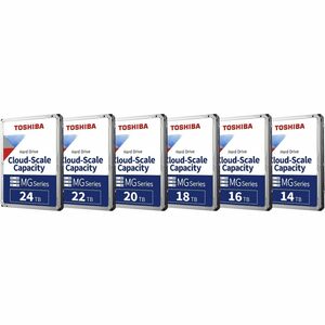 Toshiba Festplatte - 3,5" Intern - 22 TB - SAS (3Gb/s SAS) - Data Center, Videoüberwachungssystem, Speichersystem Unterstü