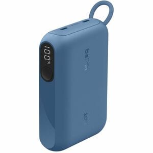 Belkin BoostCharge Power Bank - For Smartphone, Tablet PC, iPhone, iPad mini, iPad Pro - 10000 mAh - 20 W - USB Type-C Con