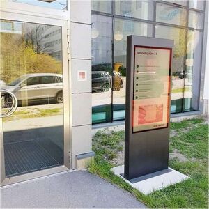 HI-ND Display Enclosure - 139.7 cm (55") - Black