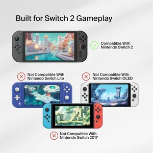 Belkin ScreenForce TemperedGlass Anti-Reflective Screen Protector for Nintendo Switch 2 Clear - For LCD Gaming Console - S