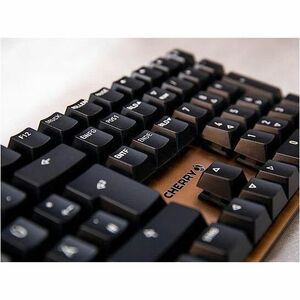 CHERRY MX3950 Gaming Keyboard - Full-size - Cable Connectivity - USB Type A Interface - Spanish - QWERTY Layout - Bronze -