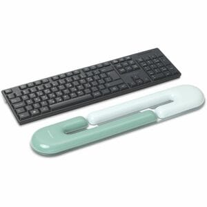 Kensington Duo Gel Wrist Rest - 0.87"" (22 mm) Height x 17.72"" (450 mm) Width x 3.66"" (93 mm) Depth - Green - Polyuretha