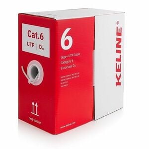 KELine 305 m Category 6 Network Cable - Cable for Network Device - 1 Gbit/s - Unshielded Twisted Pair (UTP) - LSOH - 23 AWG