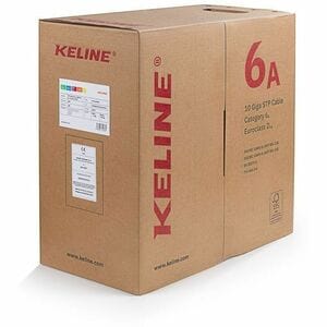 KELine 305 m Category 6a Network Cable - Cable for Network Device - 10 Gbit/s - Shielding - Shielded Twisted Pair (STP) - 