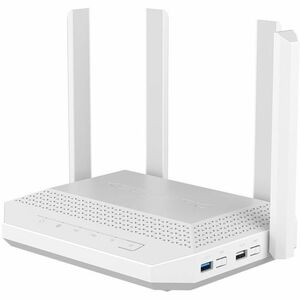 Keenetic Hero KN-1012 wifi 6 Ethernet Roteador sem fio - Dual Band - 2,40 GHz Banda ISM - 5 GHz Banda UNII - 4 x Antena - 