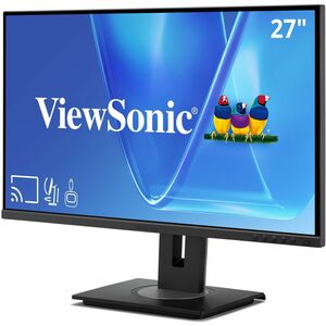 ViewSonic VG2748N 27 Inch 1080p IPS Ergonomic Wireless Casting Monitor with Built-In Wi-Fi, AirPlay, Miracast, USB-C, HDMI