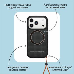 OtterBox Sole Case for Apple iPhone 17 Pro Max Smartphone - Midnight Circuit (Black) - Retail - 1 - Drop Resistant - Nylon